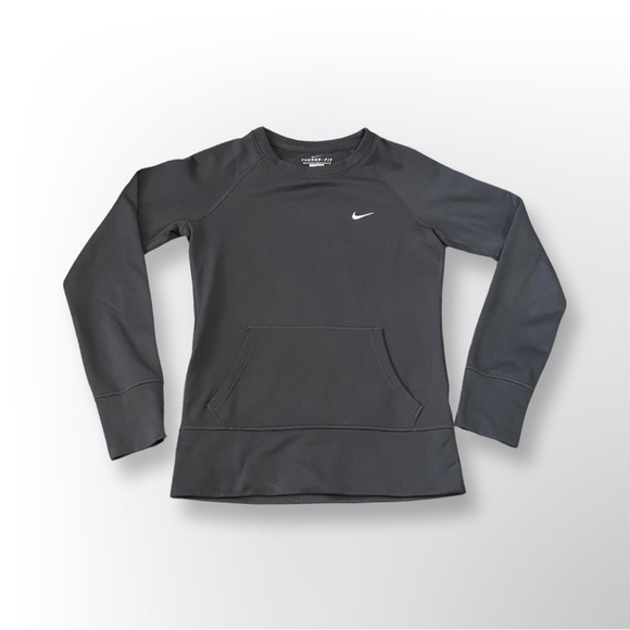 Nike Therma-FIT Crewneck Sweater, Black, Extra Small - Picture 1 of 5